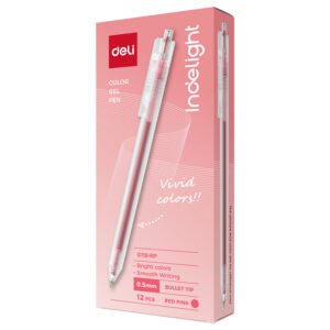 PIX CU GEL CU MECANISM 0.5MM ROZ-ROSU DELI – poza 1