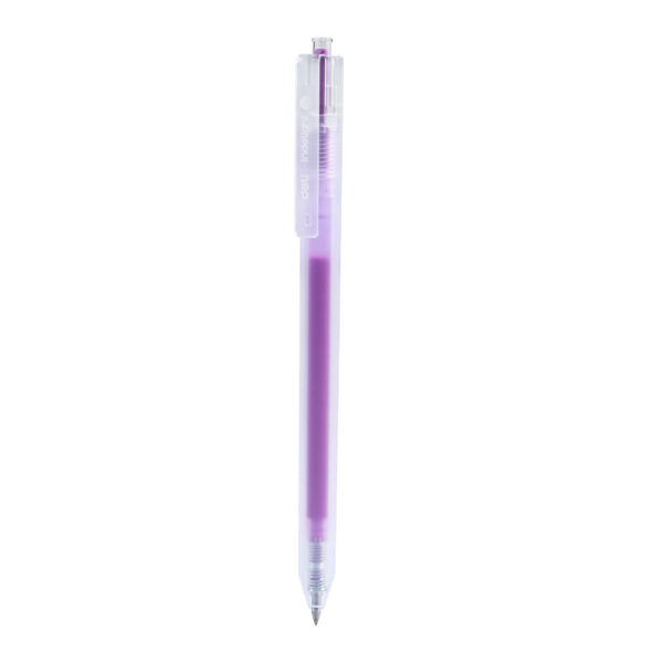 PIX CU GEL CU MECANISM 0.5MM VIOLET PURPURIU DELI – poza 3