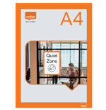 RAMA MAGNETICA AUTOADEZIVA A4 PORTOCALIE 2/SET NOBO – poza 1