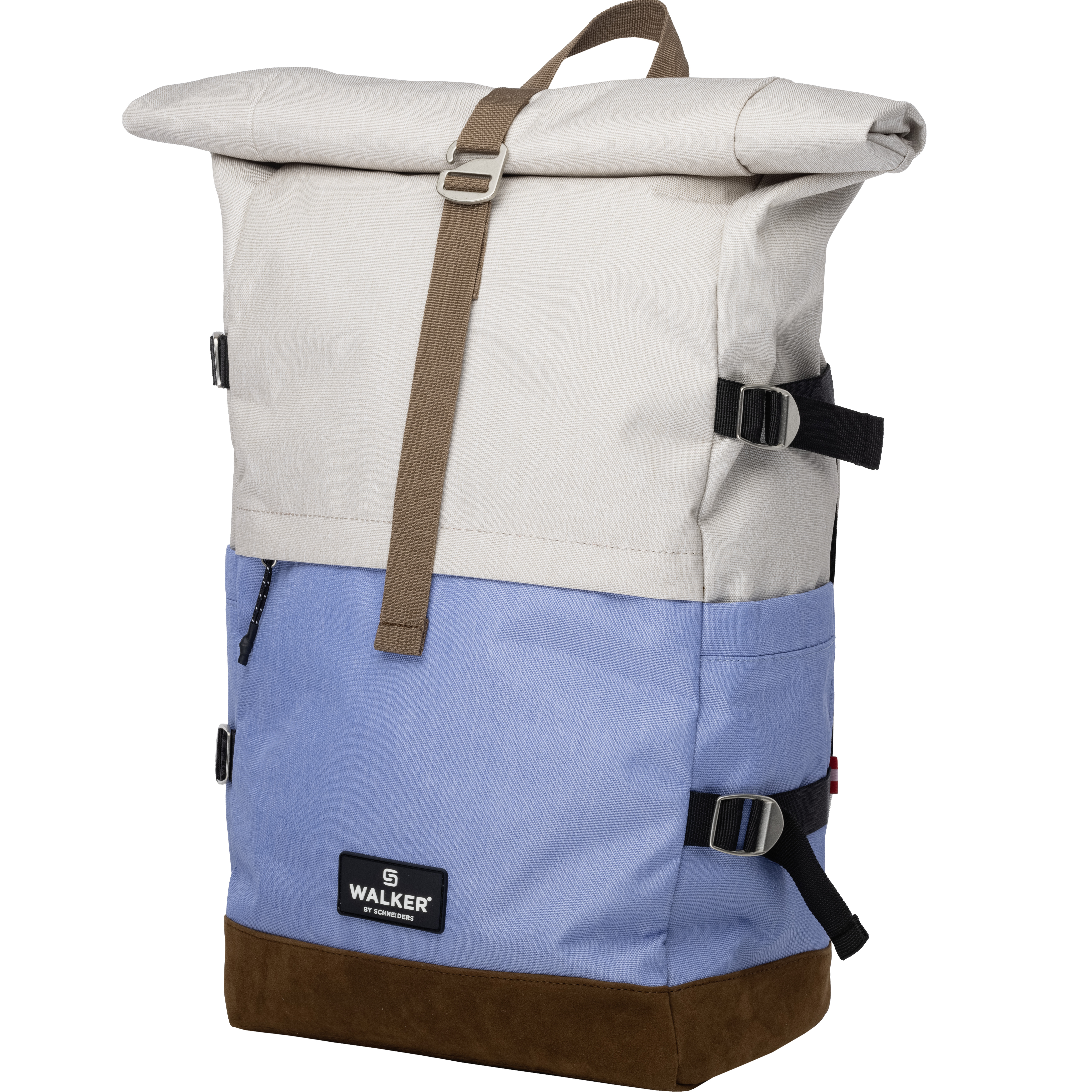 RUCSAC ROLLUP BICOLOR CREM POPCORN-BLEU WALKER – poza 1