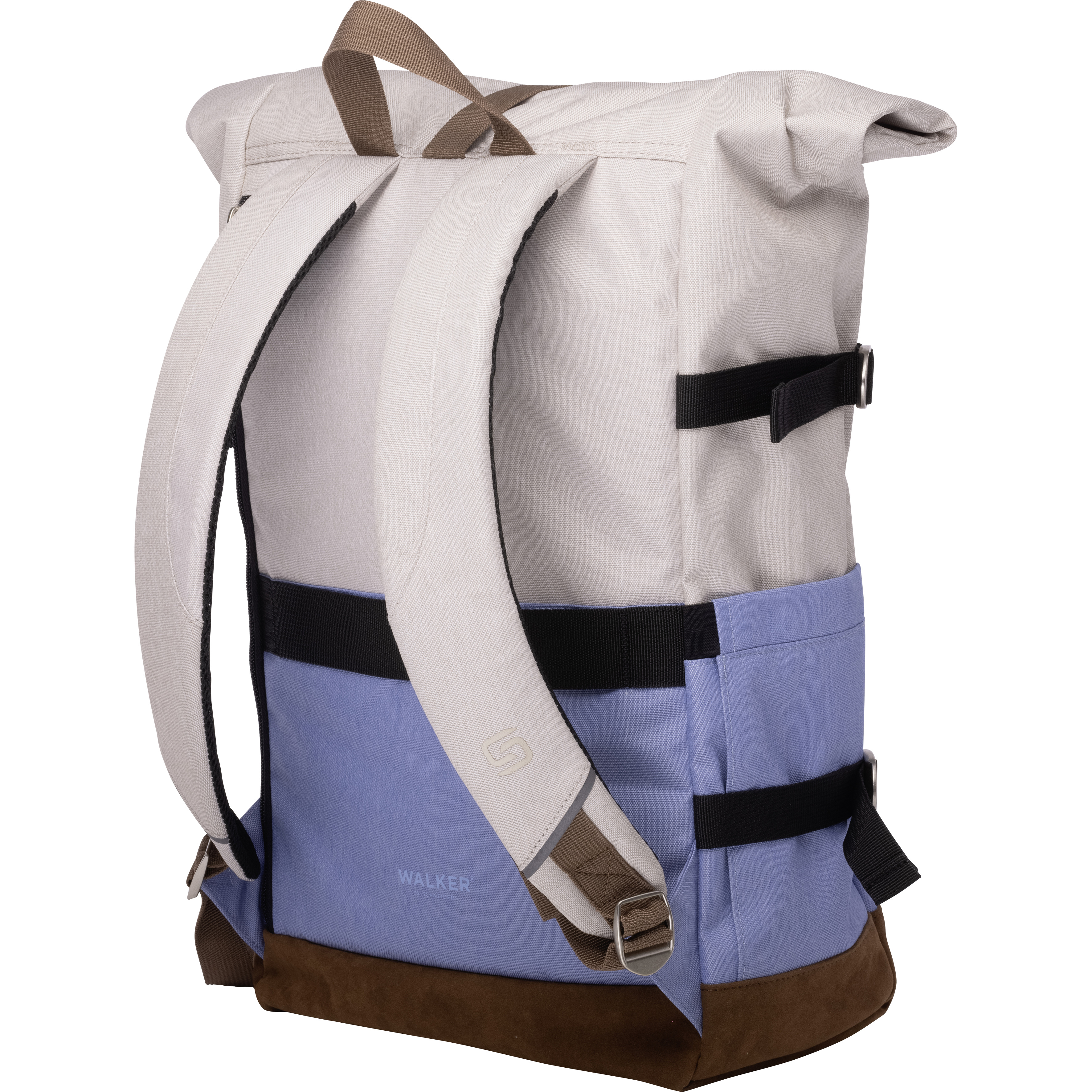 RUCSAC ROLLUP BICOLOR CREM POPCORN-BLEU WALKER – poza 2