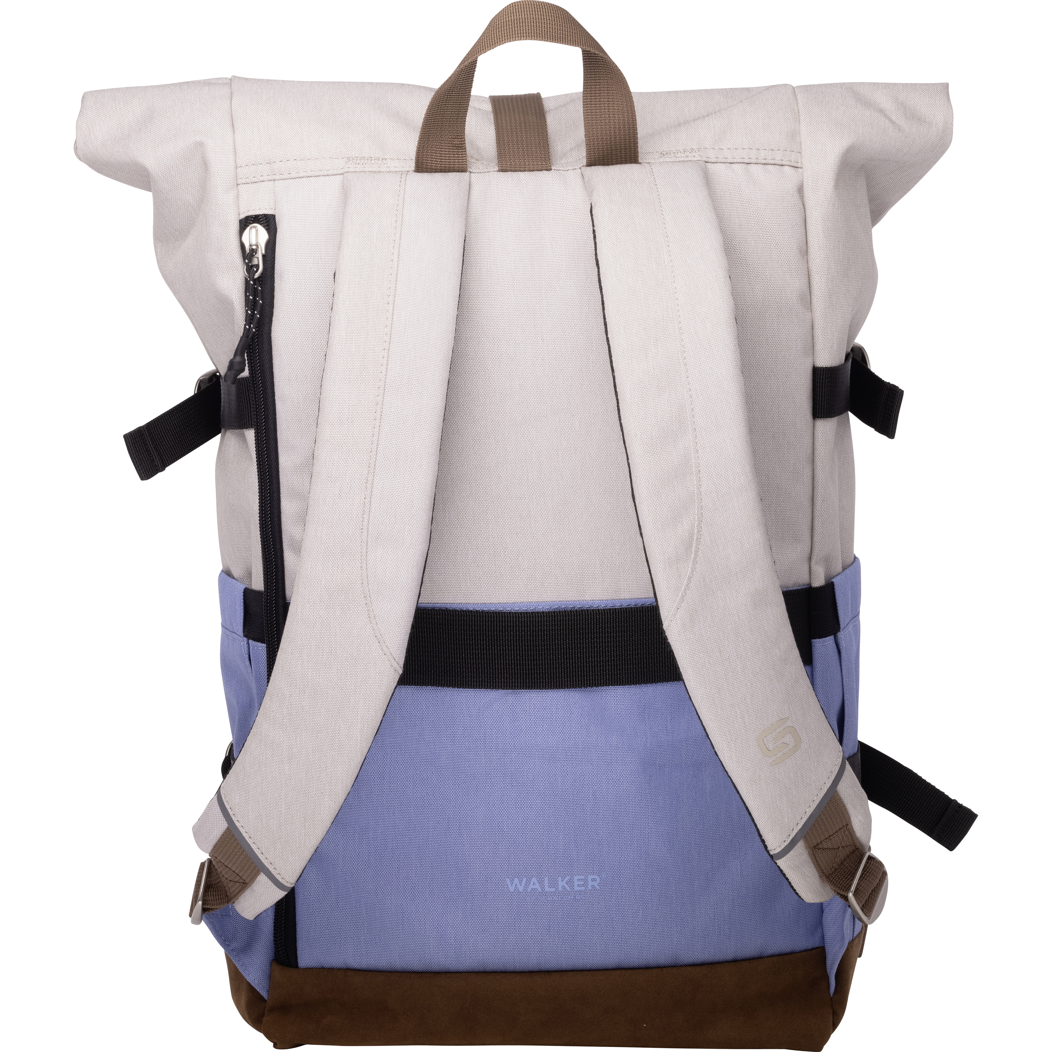 RUCSAC ROLLUP BICOLOR CREM POPCORN-BLEU WALKER – poza 3