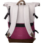 RUCSAC ROLLUP BICOLOR CREM POPCORN-ROZ MAGENTA WALKER – poza 3