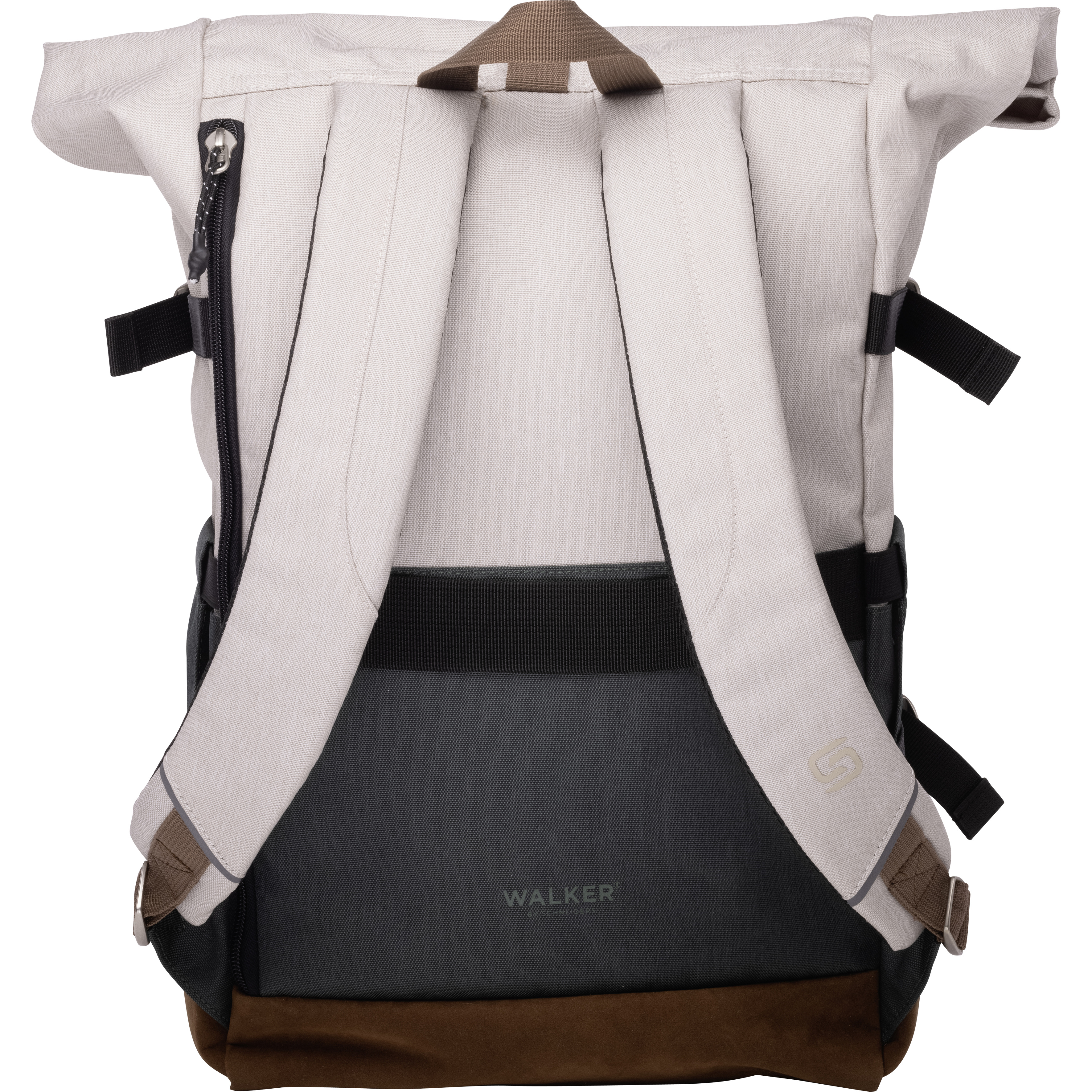 RUCSAC ROLLUP BICOLOR CREM POPCORN-VERDE WALKER – poza 3