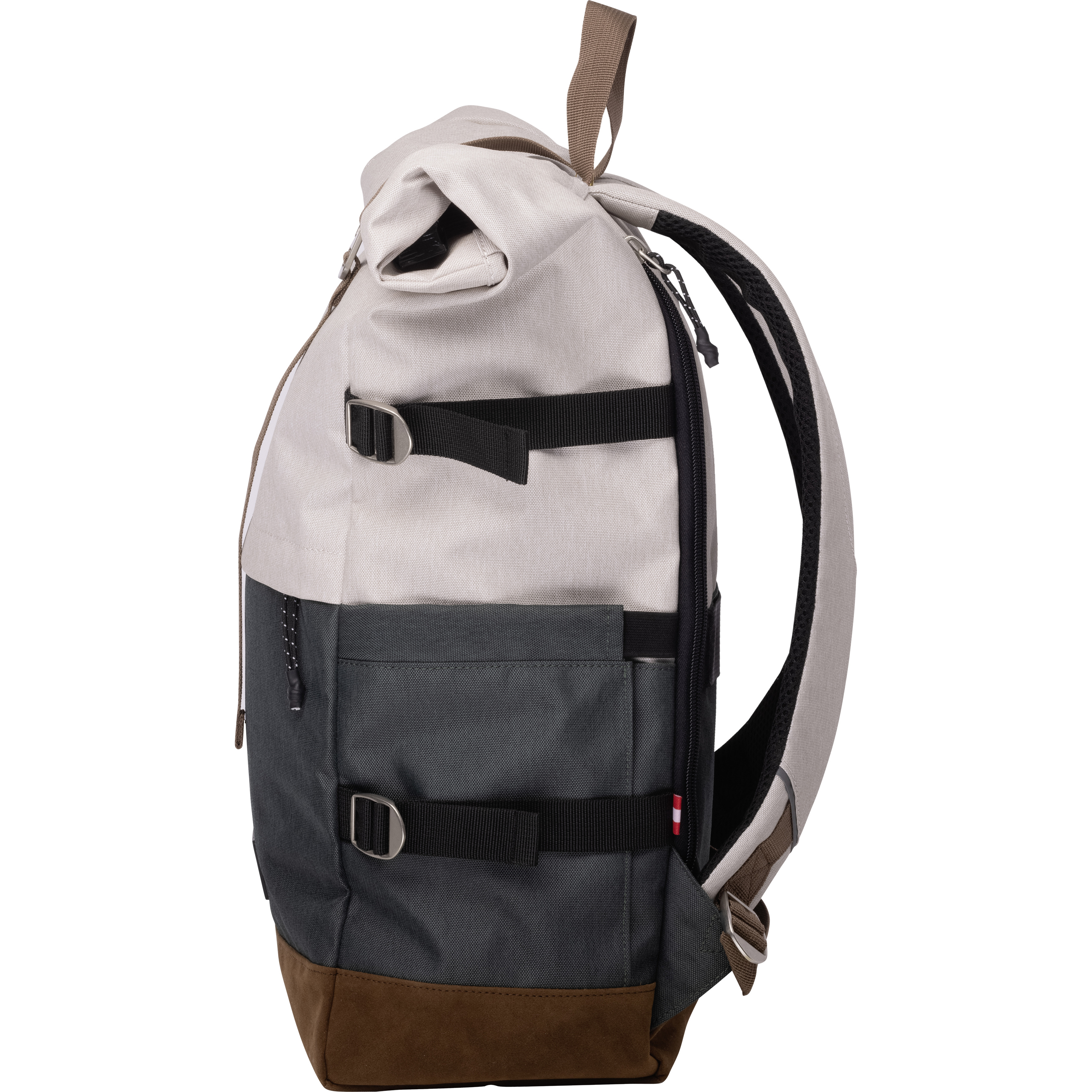 RUCSAC ROLLUP BICOLOR CREM POPCORN-VERDE WALKER – poza 4