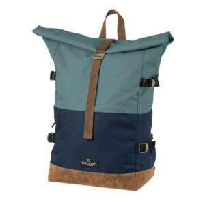 RUCSAC ROLLUP BICOLOR GRI PETROL-BLEUMARIN WALKER – poza 1