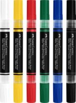 SET 6 MARKERE ACRILICE SHAKE&PAINT CULORI CLASICE FABER-CASTELL – poza 3