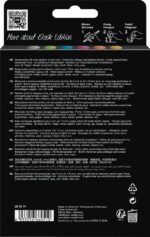 SET 6 MARKERE ACRILICE SHAKE&PAINT CULORI METALIZATE FABER-CASTELL – poza 2
