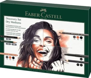 SET ARTA DISCOVERY DESEN USCAT 17 PIESE FABER-CASTELL – poza 1
