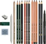 SET ARTA DISCOVERY DESEN USCAT 17 PIESE FABER-CASTELL – poza 4