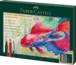 SET CADOU 17 CREIOANE COLORATE A.DURER + 3 PITT ARTIST PEN + PENSULA FABER-CASTELL – poza 1