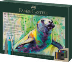SET CADOU 32 CREIOANE COLORATE A.DURER + 4 PITT ARTIST PEN + PENSULA FABER-CASTELL – poza 1