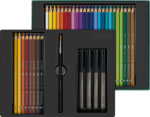 SET CADOU 32 CREIOANE COLORATE A.DURER + 4 PITT ARTIST PEN + PENSULA FABER-CASTELL – poza 3