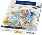 SET ROMANTIC MANGA NO.1 8 BUCATI SKETCH MARKERE GOLDFABER + 2 PITT ARTIST PEN + CREION GRAFIT FABER-CASTELL – poza 3
