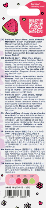 SKETCH MARKER 2 CAPETE SET 4 BOLD AND EASY I GOLDFABER FABER-CASTELL – poza 2