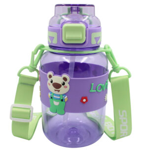 STICLA APA PETG 800ML CU DESCHIDERE AUTOMATA SI MANER TRANSPORT T-0118 NOKI – poza 1