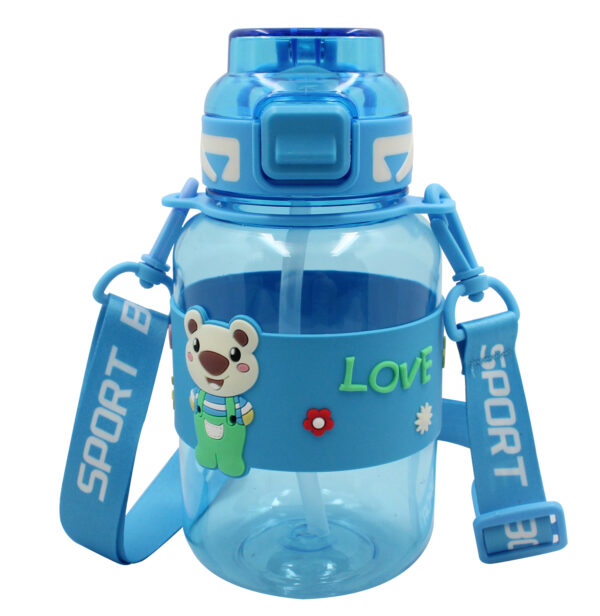STICLA APA PETG 800ML CU DESCHIDERE AUTOMATA SI MANER TRANSPORT T-0118 NOKI – poza 4