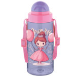 STICLA APA PT COPII TRITAN 500ML CU PAI SI CUREA TRANSPORT T-0107 NOKI – poza 3