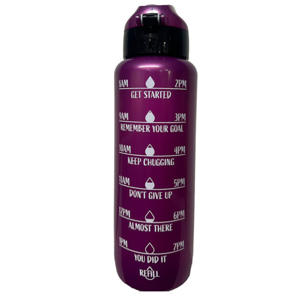 STICLA APA TRITAN 1000ML CU DESCHIDERE AUTOMATA SI MANER TRANSPORT T-0103 NOKI – poza 2
