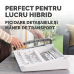 SUPORT ERGONOMIC PENTRU PICIOARE ALB BREYTA – poza 4
