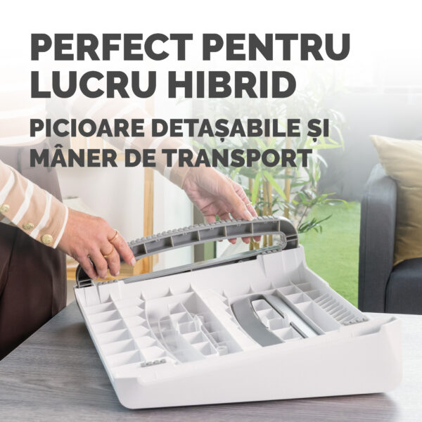 SUPORT ERGONOMIC PENTRU PICIOARE ALB BREYTA – poza 4