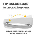SUPORT ERGONOMIC PENTRU PICIOARE ALB BREYTA – poza 3