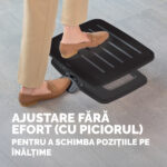 SUPORT ERGONOMIC PENTRU PICIOARE NEGRU BREYTA – poza 4