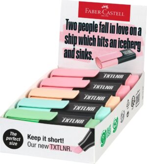 TEXTMARKER MINI PASTEL CULORI ASORTATE MODEL A FABER-CASTELL – poza 1