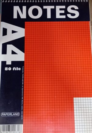 Bloc Notes A4 cu spira Paperland 80 file matematica – poza 1