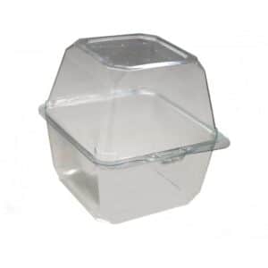 CASEROLA PET PRAJITURI PATRATA 85*85*105MM 100/SET – poza 1