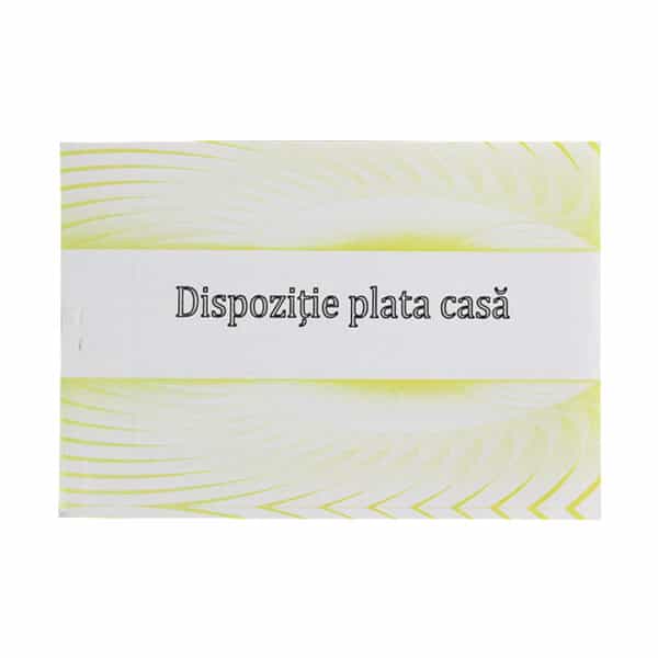 Dispozitie plata casierie A6 – poza 1