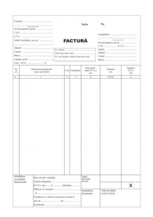 Facturier A4, autocopiativ, 3 exemplare – poza 1