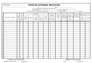 Nota de intrare receptie A4 – poza 1