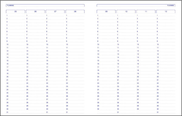 AGENDA A4 NEDATATA VERDE ACTIV EGO – poza 3