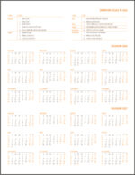 AGENDA A4 SAPTAMANALA ROSIE 2026 LUX EGO – poza 2