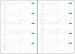 AGENDA A5 NEDATATA VERDE DESCHIS ECO EGO – poza 3