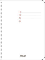 AGENDA CU SPIRA A4 NEDATATA NEAGRA SIENA EGO – poza 2