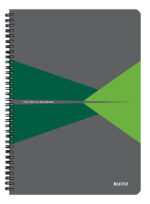CAIET BIROU SPIRA A5 ARITMETICA VERDE COPERTA PP OFFICE LEITZ – poza 1
