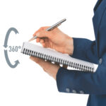 CAIET BIROU SPIRA A5 DICTANDO ROSU COPERTA PP OFFICE LEITZ – poza 3
