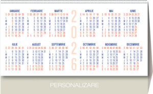 CALENDAR BIROU TRIPTIC 12 FILE EGO – poza 1