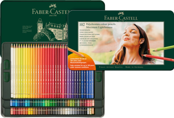 CREIOANE COLORATE 102 CULORI POLYCHROMOS FABER-CASTELL – poza 2