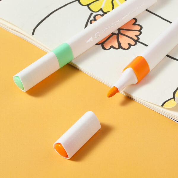DISPLAY 216 BUC MARKER ACRILIC COLOR EMOTION DELI – poza 4