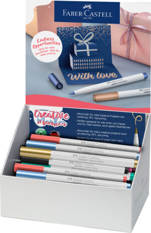 DISPLAY 50 MARKERE CREATIVE GOLDFABER B FABER-CASTELL – poza 1