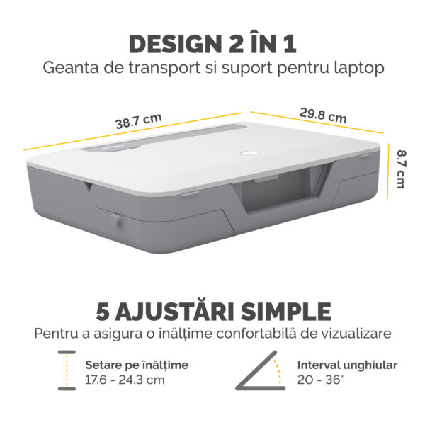GEANTA LAPTOP CU SUPORT ERGONOMIC INCLUS ALBA BREYTA – poza 4