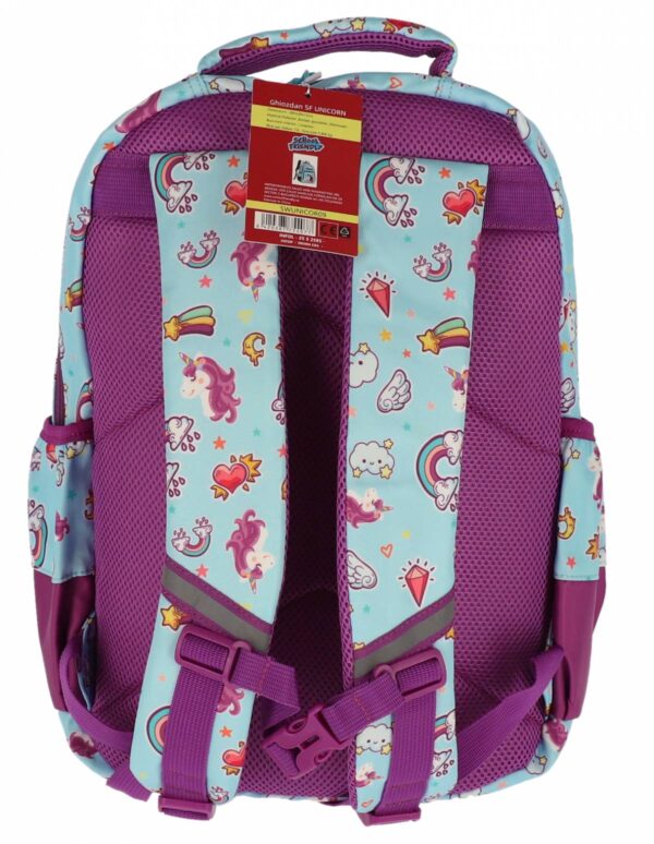 GHIOZDAN CLASA 0 UNICORN BLUE MOV 4 FERMOARE PIGNA – poza 3