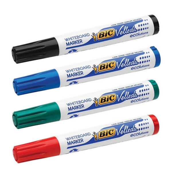 MARKER WHITEBOARD NEGRU VELLEDA 1701 BIC – poza 3