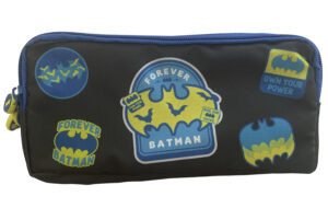 PENAR ETUI 3 FERMOARE NEGRU BATMAN PIGNA – poza 1