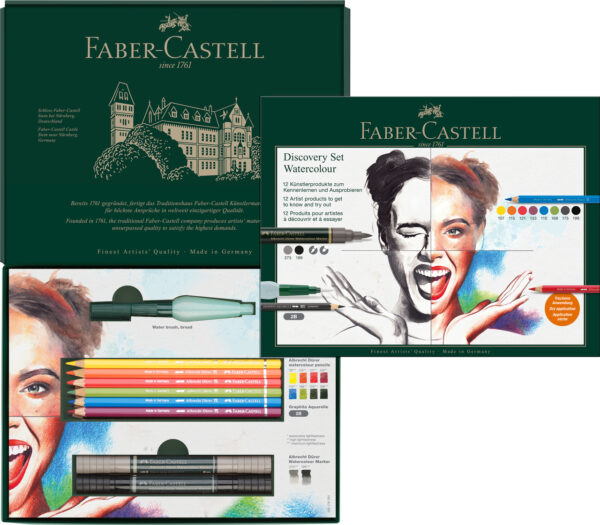 SET ARTA DISCOVERY DESEN UMED 12 PIESE FABER-CASTELL – poza 4