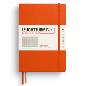 CAIET A5 ARITMETICA COPERTA RIGIDA PORTOCALIU DOVLEAC LEUCHTTURM – poza 1