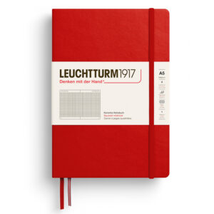 CAIET A5 ARITMETICA COPERTA RIGIDA ROSU CHERRY LEUCHTTURM – poza 1